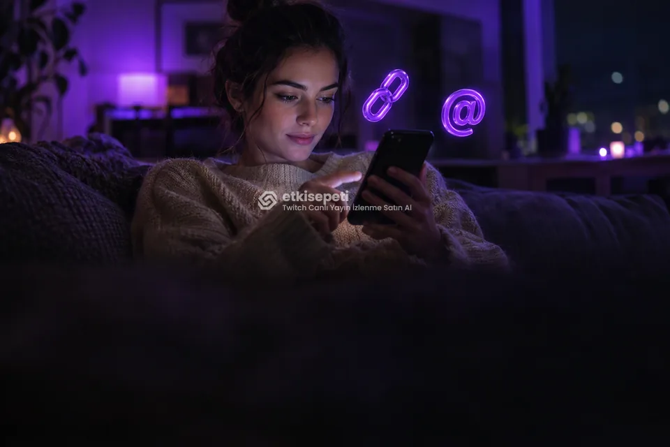 Bağlantısını kopyalayan bir kullanıcı