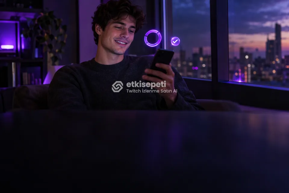 Siparişinin ilerleyişini takip eden bir kullanıcı