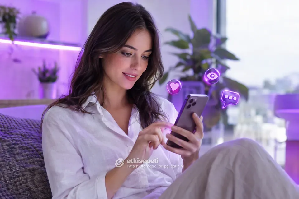 Diğer Twitch hizmetlerine göz atan bir kullanıcı