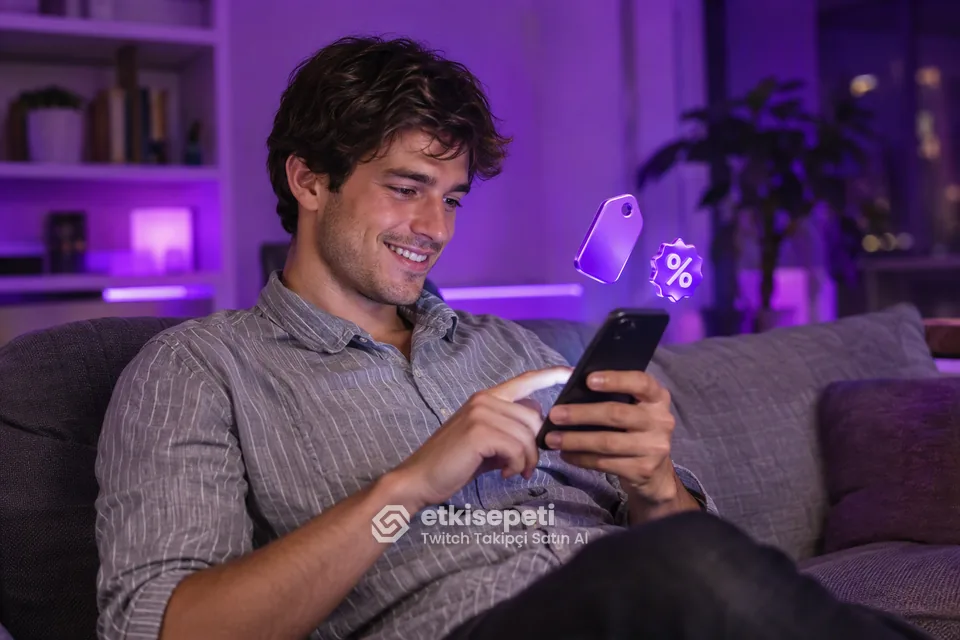 Twitch Takipçi paket fiyatlarını inceleyen bir kullanıcı