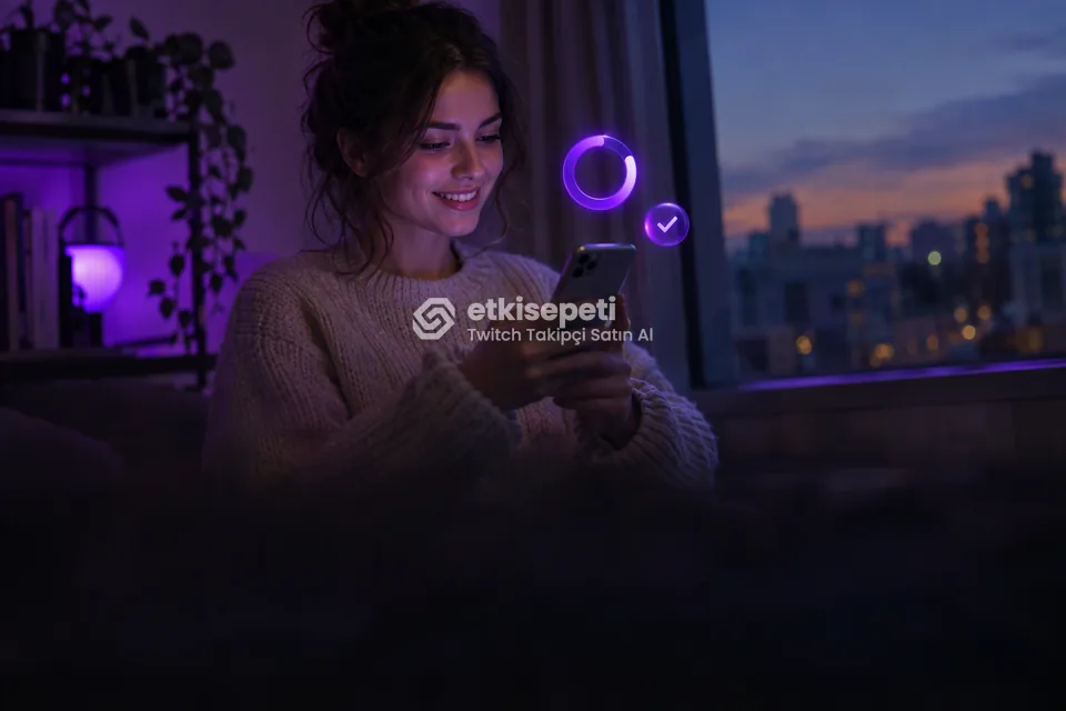 Siparişinin ilerleyişini takip eden bir kullanıcı
