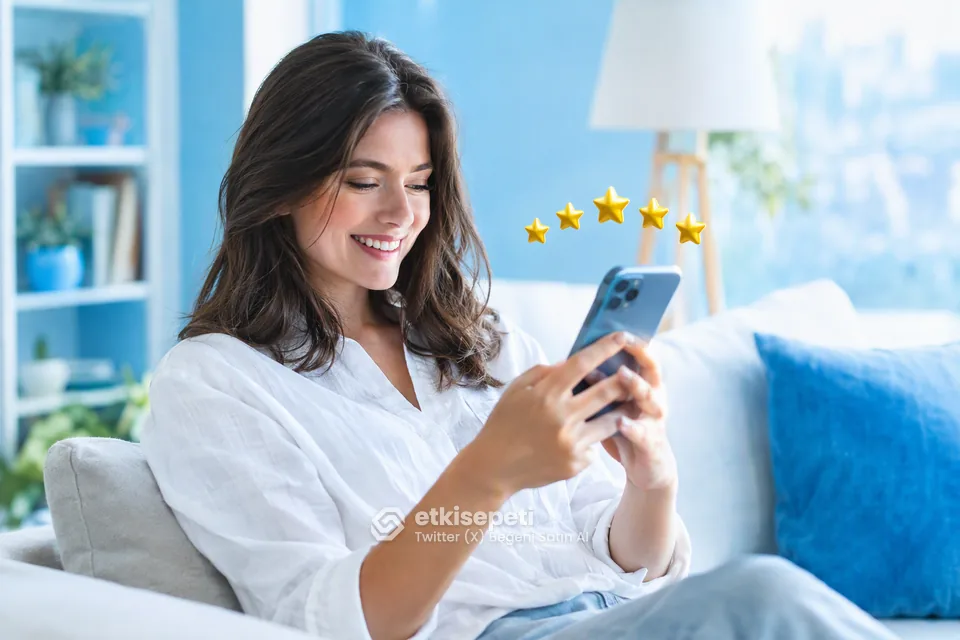 Twitter (X) Beğeni hizmetini değerlendiren memnun bir kullanıcı