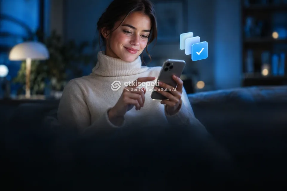 Telefonunda paket ve adet seçen bir kullanıcı