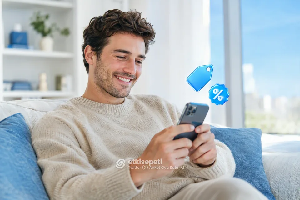 Twitter (X) Anket Oyu paket fiyatlarını inceleyen bir kullanıcı