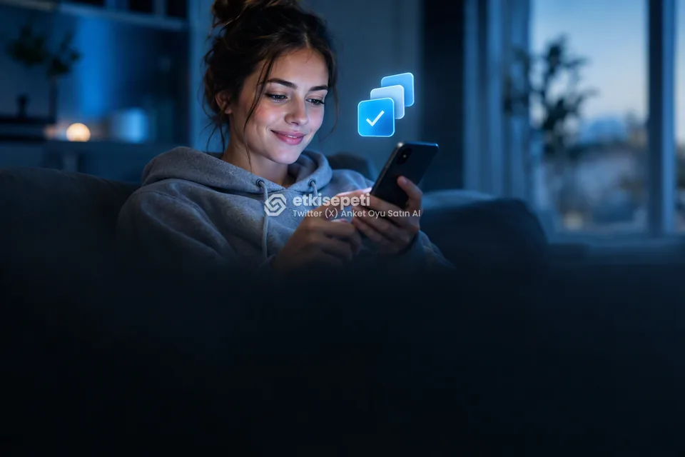 Telefonunda paket ve adet seçen bir kullanıcı