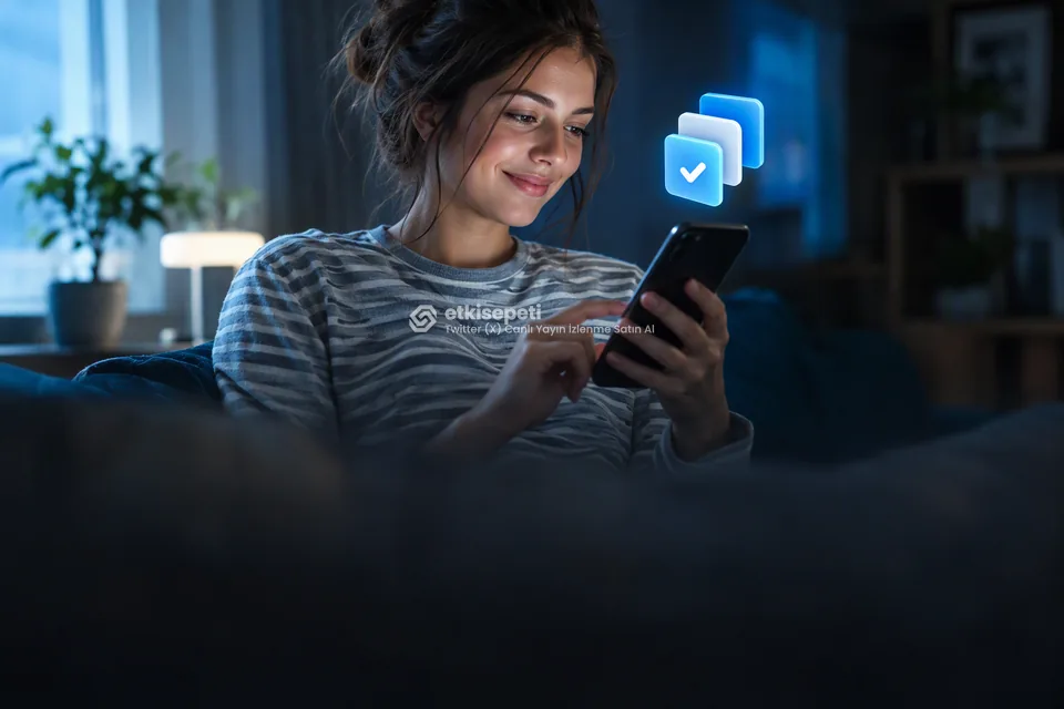 Telefonunda paket ve adet seçen bir kullanıcı