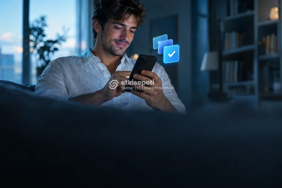 Telefonunda paket ve adet seçen bir kullanıcı