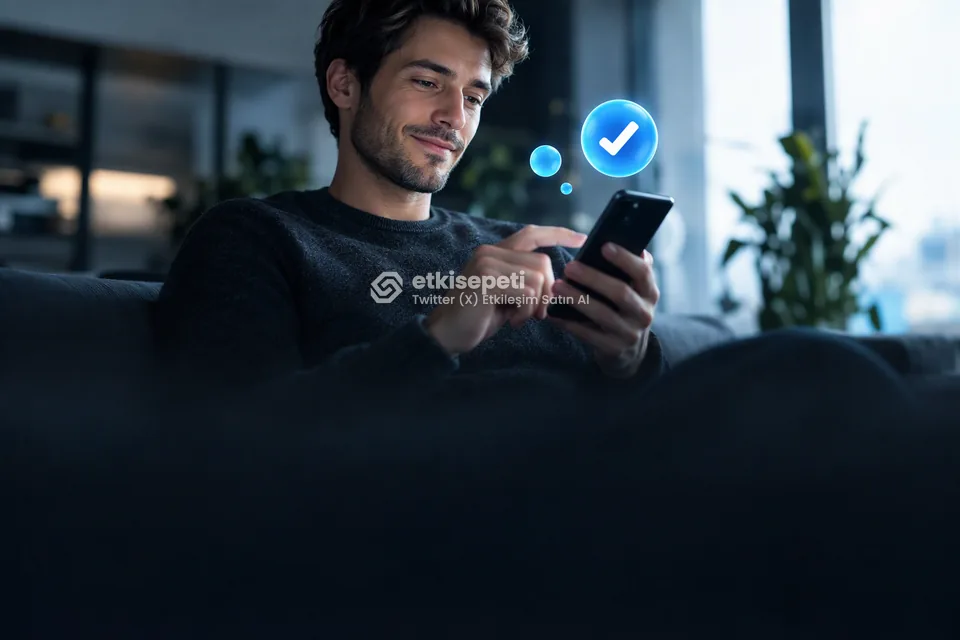 Sipariş adımını tamamlayan bir kullanıcı