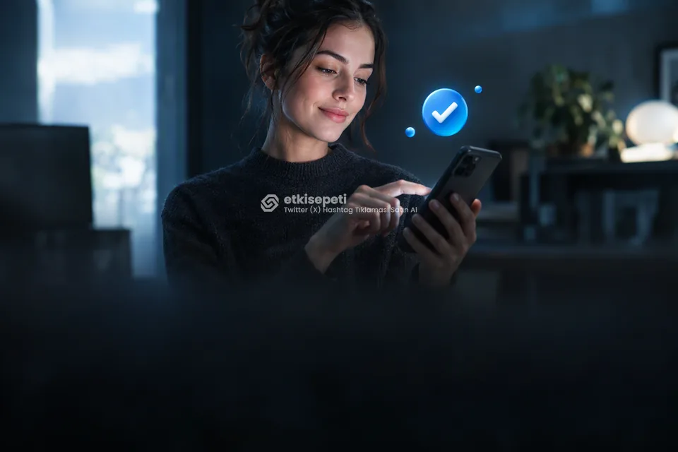 Sipariş adımını tamamlayan bir kullanıcı