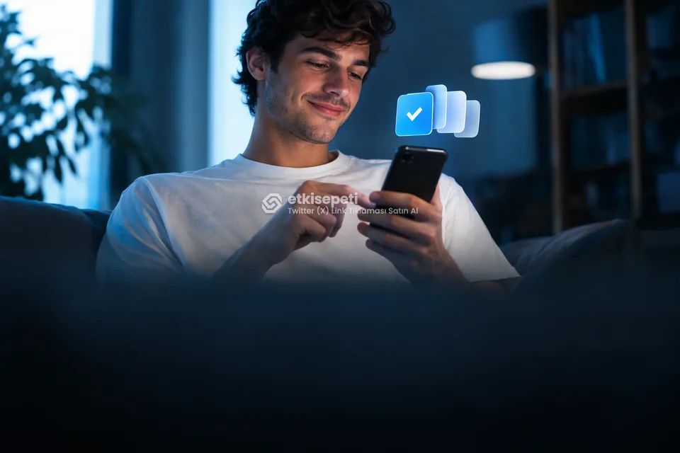Telefonunda paket ve adet seçen bir kullanıcı