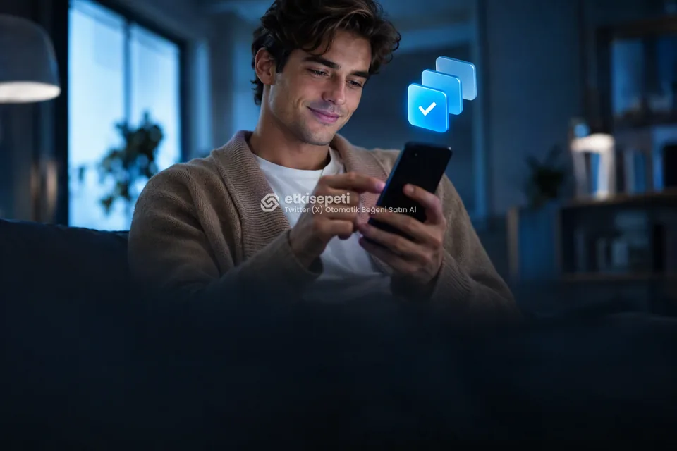 Telefonunda paket ve adet seçen bir kullanıcı