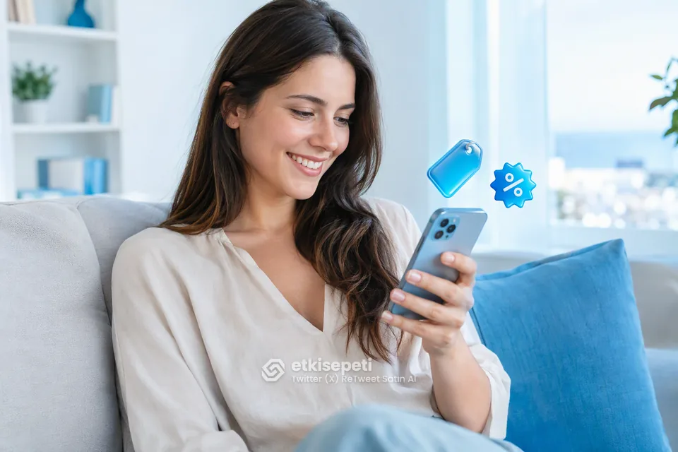 Twitter (X) ReTweet paket fiyatlarını inceleyen bir kullanıcı