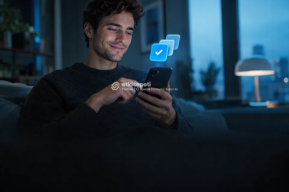 Telefonunda paket ve adet seçen bir kullanıcı
