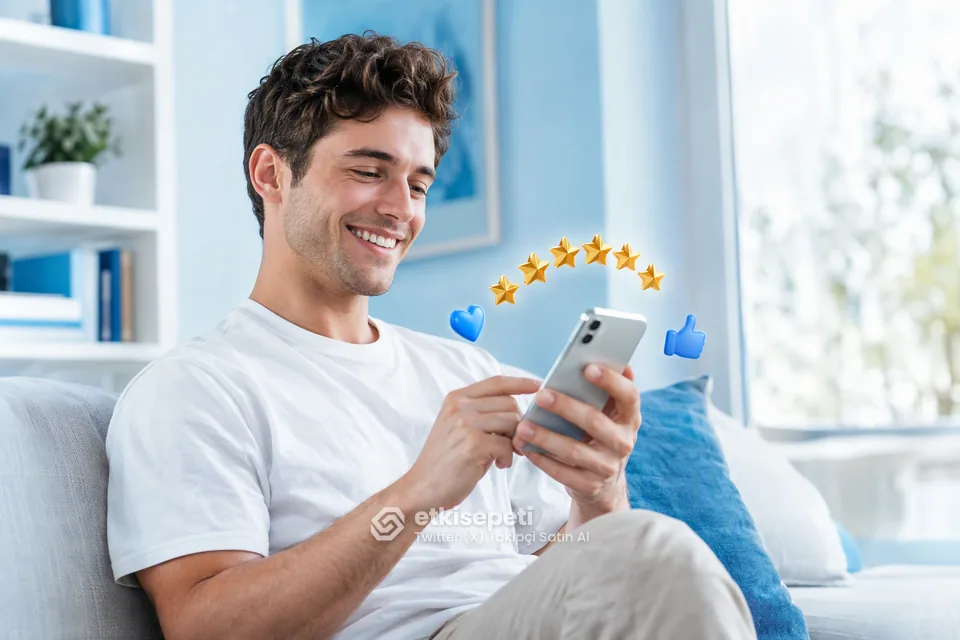 Twitter (X) Takipçi hizmetini değerlendiren memnun bir kullanıcı