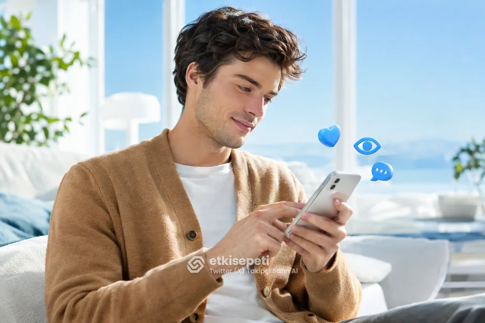Diğer Twitter (X) hizmetlerine göz atan bir kullanıcı