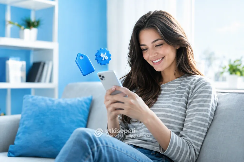 Twitter (X) Takipçi paket fiyatlarını inceleyen bir kullanıcı