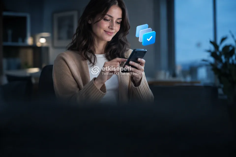 Telefonunda paket ve adet seçen bir kullanıcı
