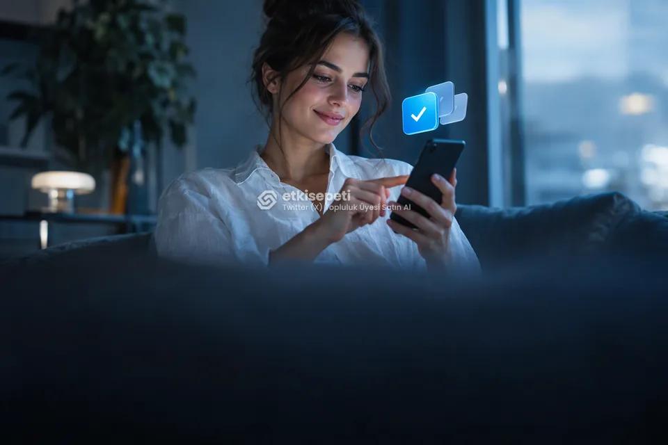 Telefonunda paket ve adet seçen bir kullanıcı
