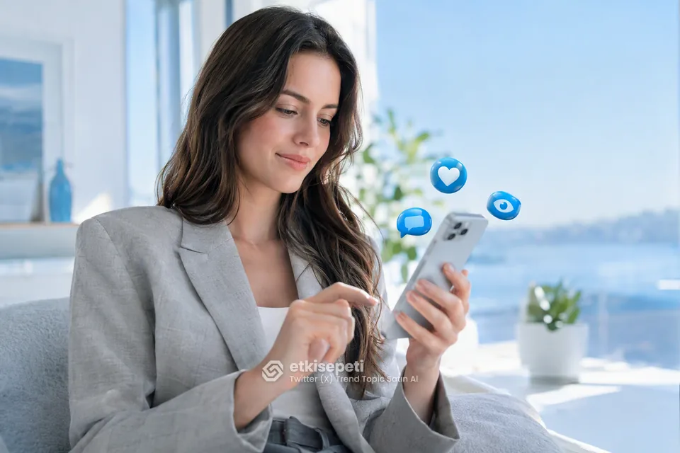 Diğer Twitter (X) hizmetlerine göz atan bir kullanıcı