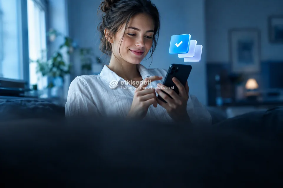 Telefonunda paket ve adet seçen bir kullanıcı
