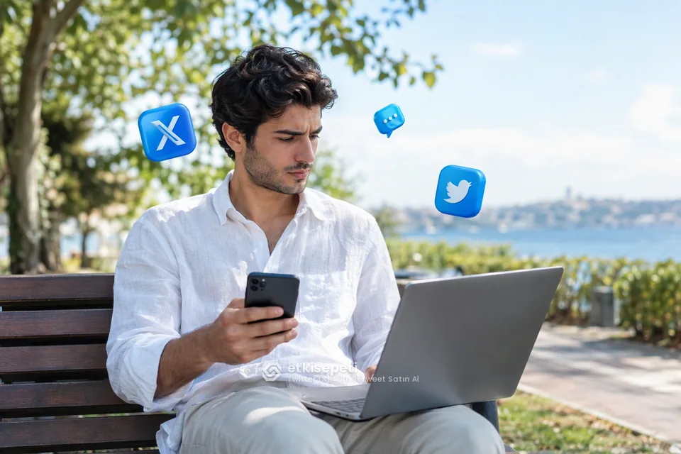 Twitter (X) Türk Retweet sayfasında “Türk Retweet ile Global Retweet Arasındaki Fark” konusunu anlatan görsel