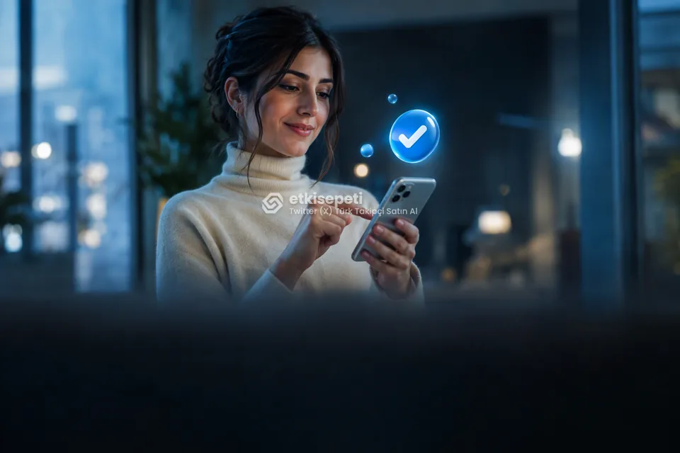 Sipariş adımını tamamlayan bir kullanıcı