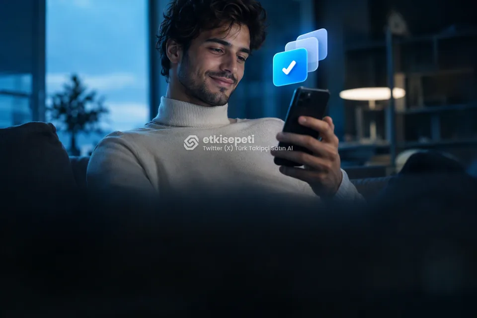 Telefonunda paket ve adet seçen bir kullanıcı