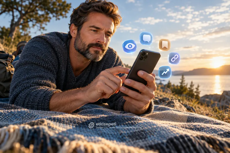 Twitter (X) Tweet Görüntülenme Satın Al paketinde yalnız görüntülenme sayacının seçilmesi