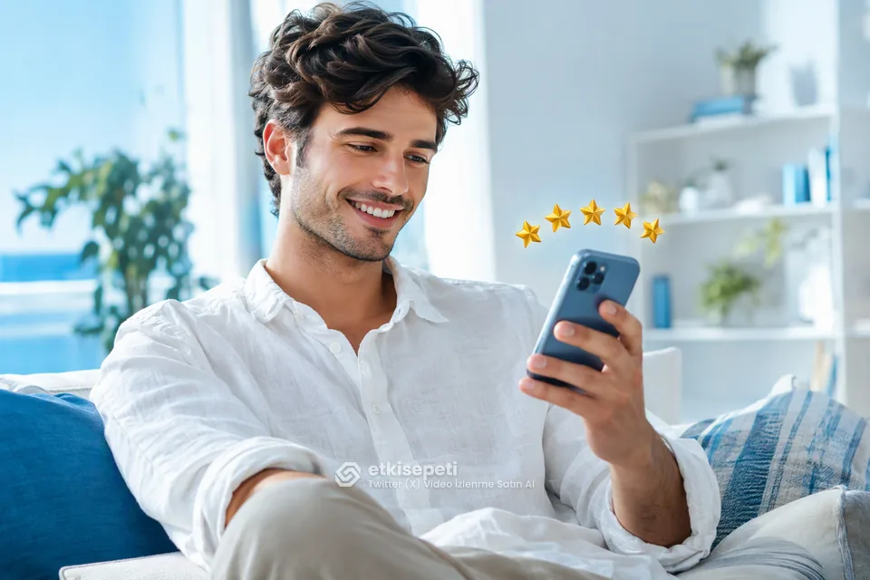 Twitter (X) Video İzlenme hizmetini değerlendiren memnun bir kullanıcı