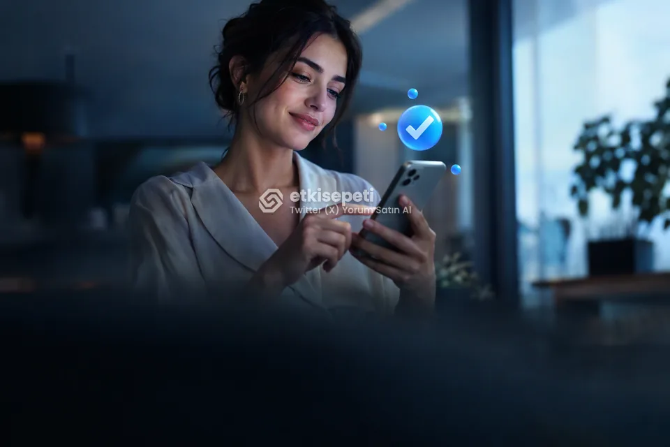 Sipariş adımını tamamlayan bir kullanıcı