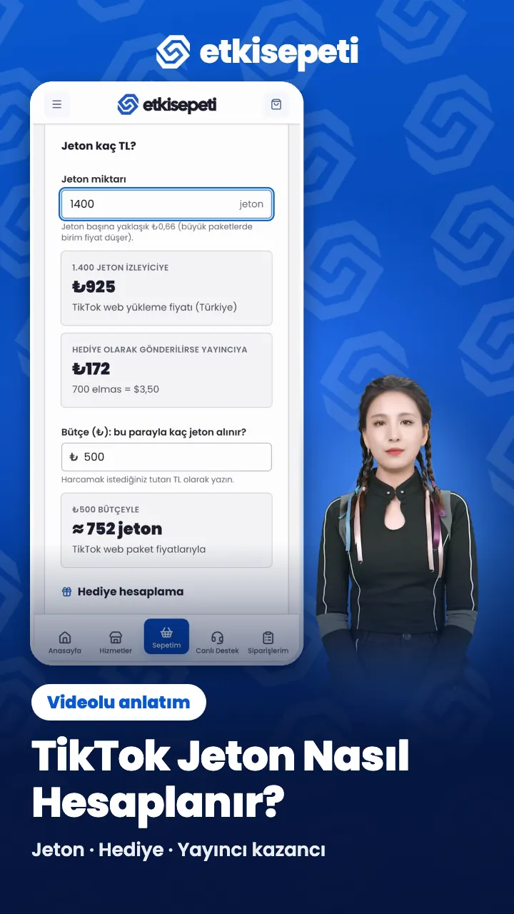 Videolu anlatım: TikTok jeton hesaplama nasıl kullanılır?