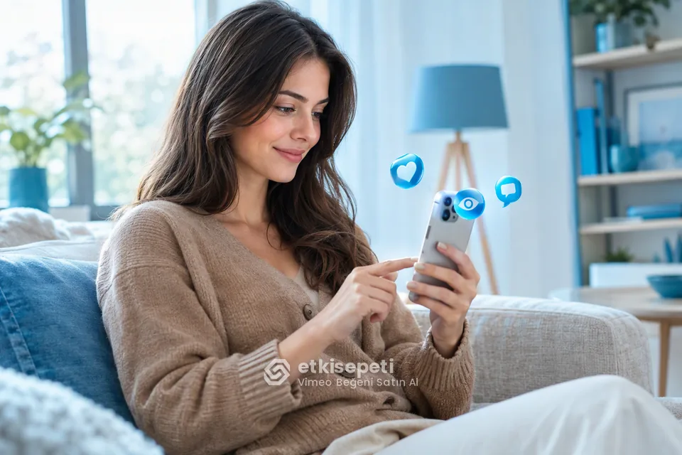 Diğer Vimeo hizmetlerine göz atan bir kullanıcı