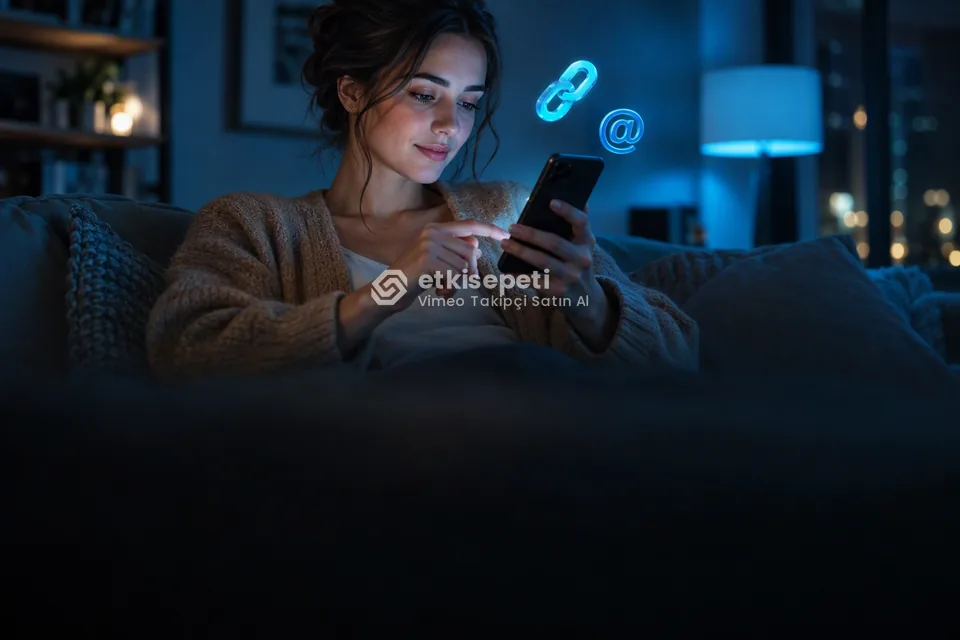 Bağlantısını kopyalayan bir kullanıcı