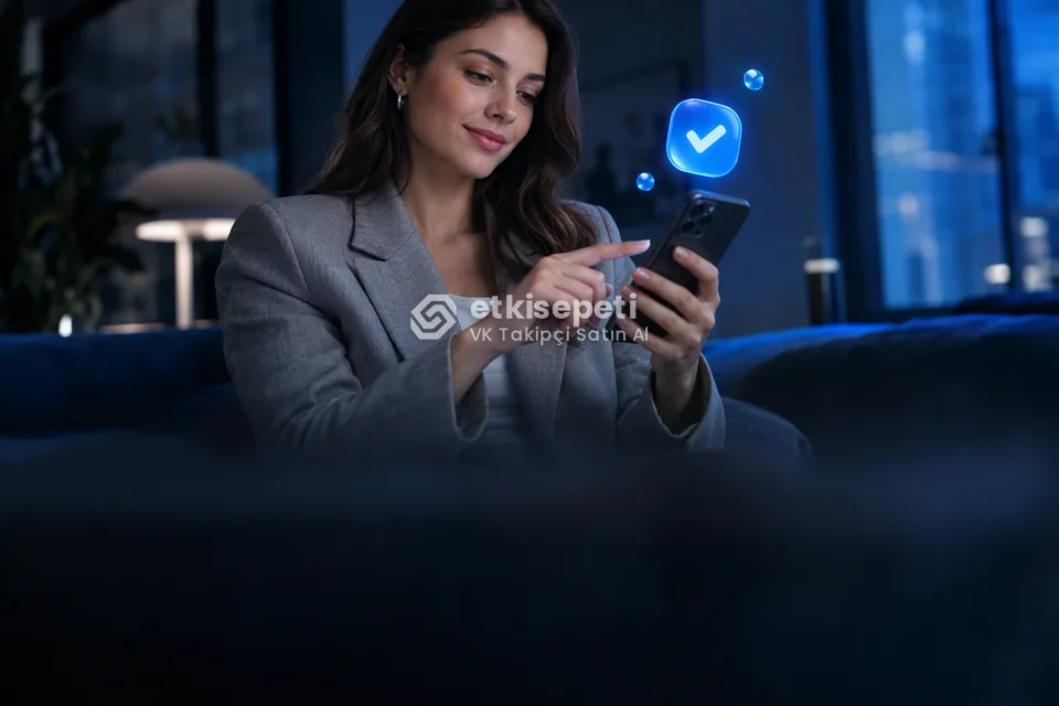 Sipariş adımını tamamlayan bir kullanıcı