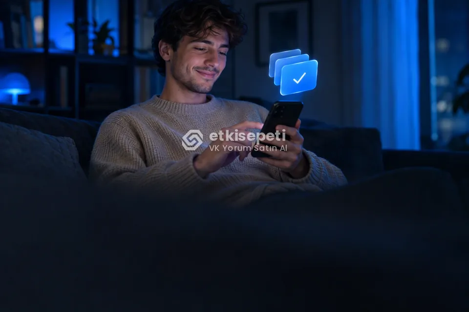 Telefonunda paket ve adet seçen bir kullanıcı