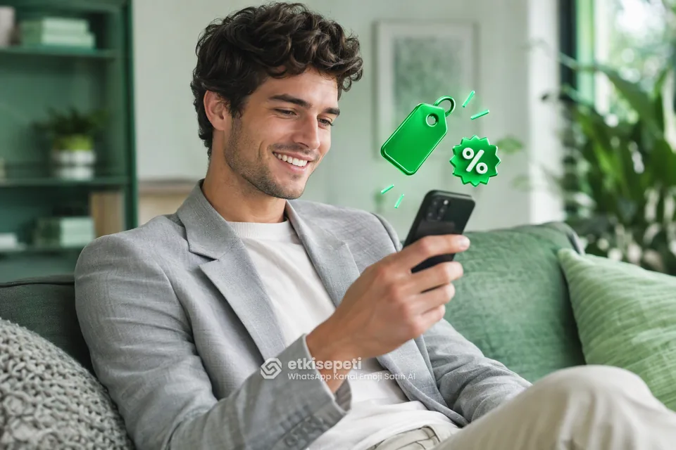 WhatsApp Kanal Emoji paket fiyatlarını inceleyen bir kullanıcı