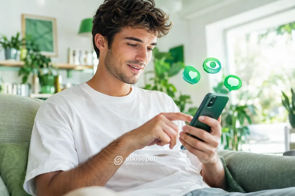 Diğer WhatsApp hizmetlerine göz atan bir kullanıcı