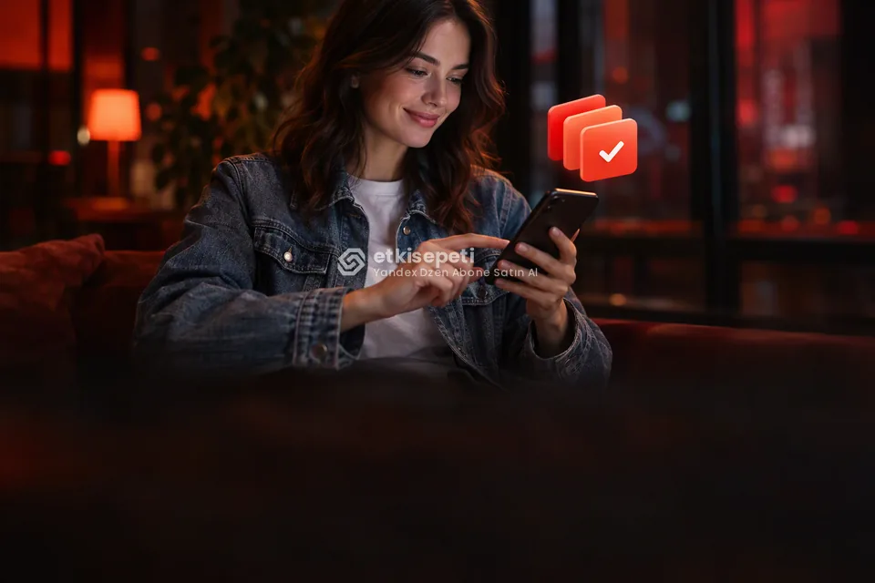 Telefonunda paket ve adet seçen bir kullanıcı