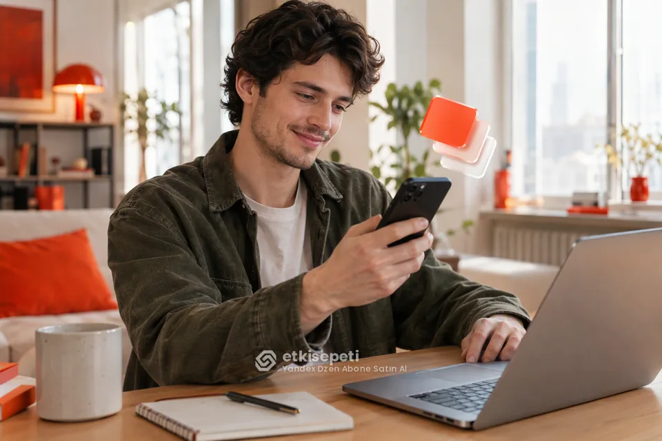 Yandex Dzen Abone sayfasında “Yandex Dzen Abone Paketinde Ne Alırsınız?” konusunu anlatan görsel