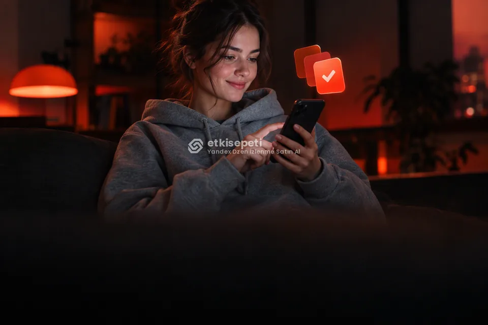 Telefonunda paket ve adet seçen bir kullanıcı