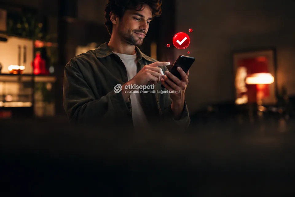 Sipariş adımını tamamlayan bir kullanıcı