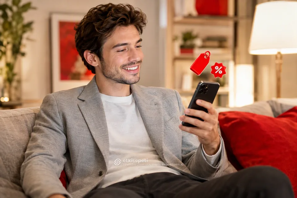 YouTube Otomatik Shorts Beğeni paket fiyatlarını inceleyen bir kullanıcı