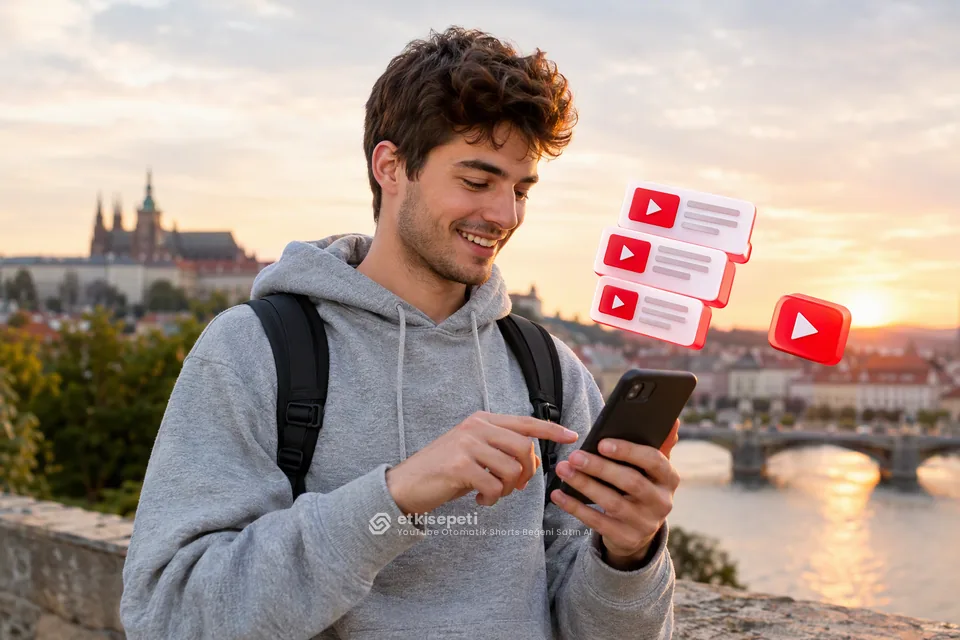 YouTube Otomatik Shorts Beğeni sayfasında “Yalnızca Shorts: Uzun Videolar Neden Ayrı Pakette?” konusunu anlatan görsel