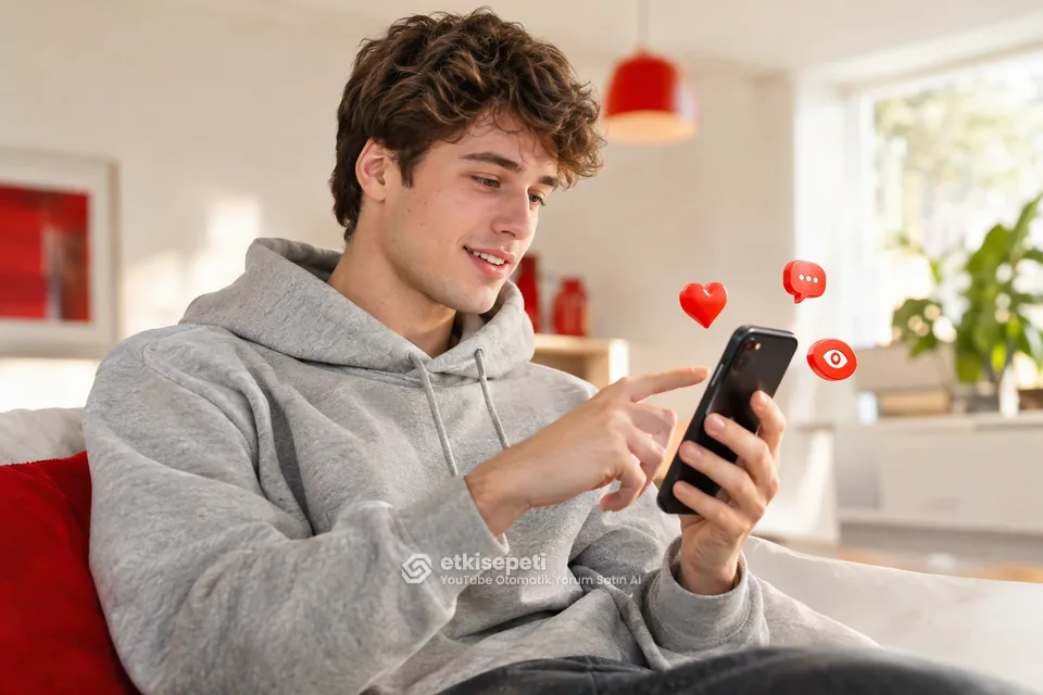 Diğer YouTube hizmetlerine göz atan bir kullanıcı