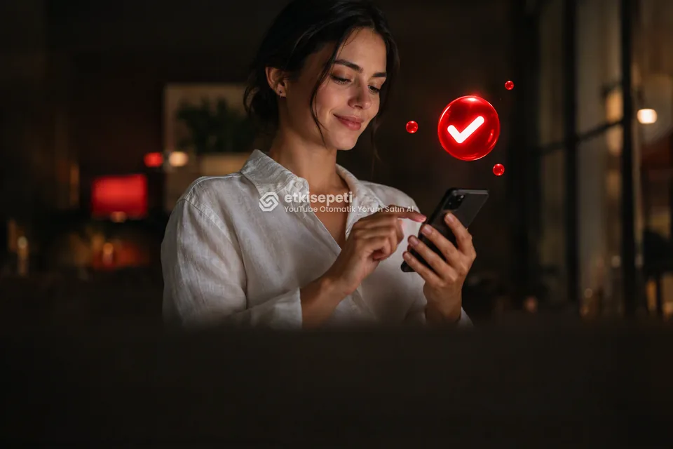 Sipariş adımını tamamlayan bir kullanıcı