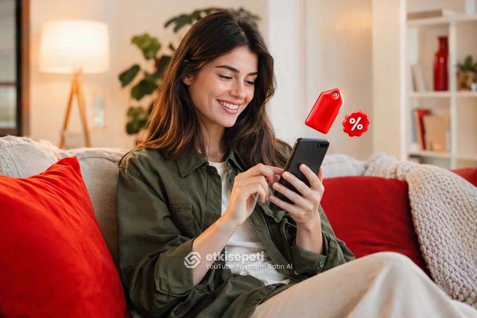 YouTube Paylaşım paket fiyatlarını inceleyen bir kullanıcı