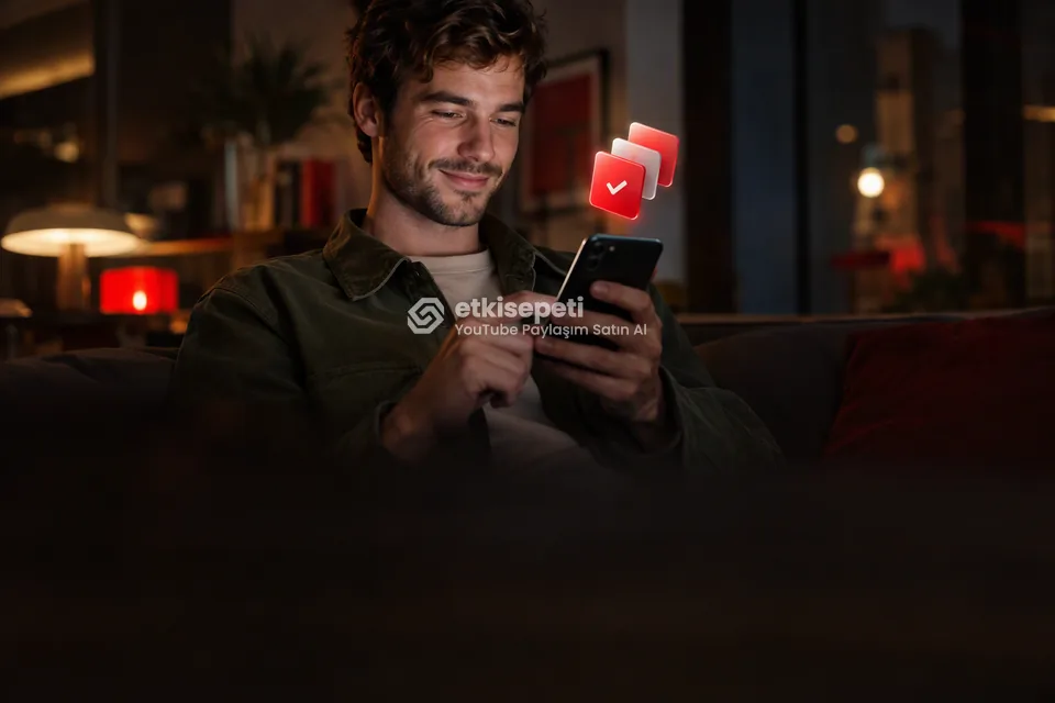 Telefonunda paket ve adet seçen bir kullanıcı