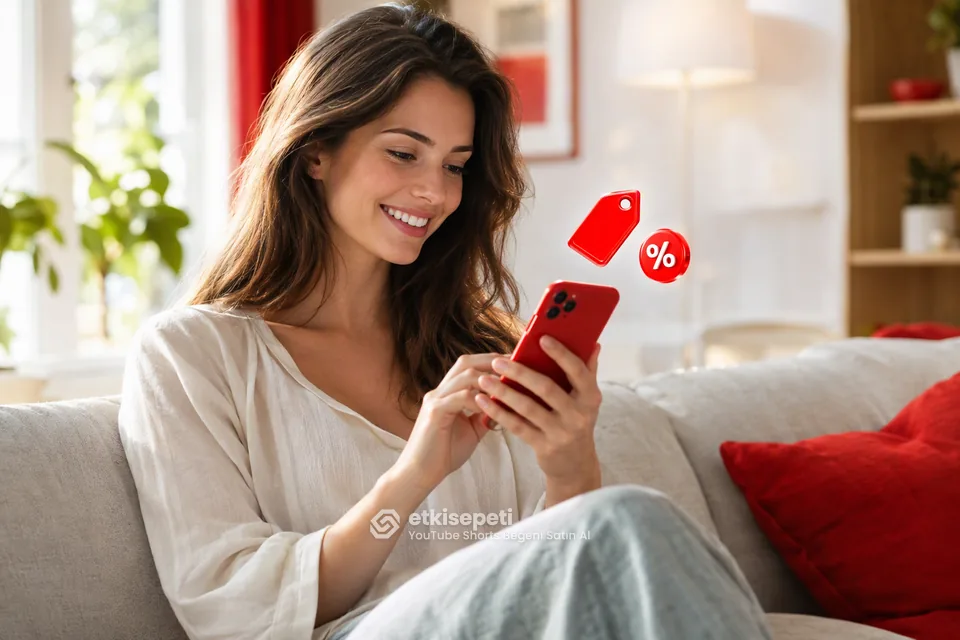 YouTube Shorts Beğeni paket fiyatlarını inceleyen bir kullanıcı