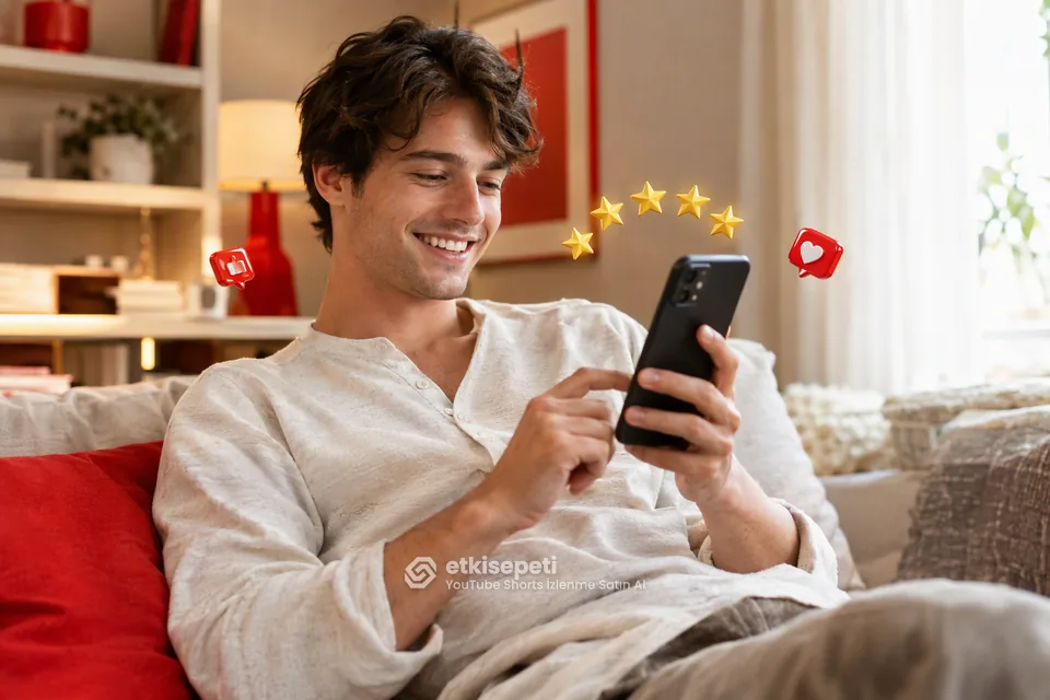 YouTube Shorts İzlenme hizmetini değerlendiren memnun bir kullanıcı