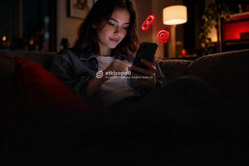 Bağlantısını kopyalayan bir kullanıcı